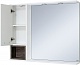 Misty Мебель для ванной Фетта 100 L белая/сосна пасадена – картинка-16